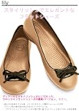 CROCS Lily クロックス リリー ゴールド/チョコレート W8(24cm)