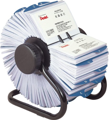 ローロデックス 回転式 IRBCブラック (600枚用)