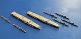 フジミ模型 1/3000 集める軍艦シリーズNo.4 第五航空戦隊 空母翔鶴・瑞鶴/吹雪型駆逐...