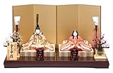 雛人形 ひな人形 雛 真多呂 木目込み人形 親王飾り 平飾り 伝統的工芸品 古今人形 皇華雛セット 【2014年度】 h263-mt-1254