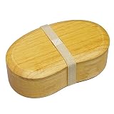 Eaoike そらまめ弁当箱 天然木をくり抜いて造られたおしゃれなおべんとう箱