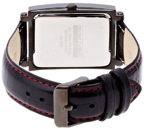 [ミッシェルジョルダン]michel Jurdain 腕時計 スポーツ ダイヤモンド レザー オールブラック メンズ SG3000-4 メンズ 【正規輸入品】