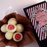 バレンタイン 限定 黒プチボックス カフェック cafe,q-tokyo  /ドライ ストロベリー ミルキー ホワイト チョコレート 