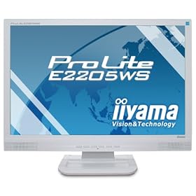 iiyama 22インチワイド光沢液晶ディスプレイ PLE2205WSシリーズ
