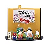 端午の節句  錦彩 鯉のぼり 飾り(桃太郎) Y5618