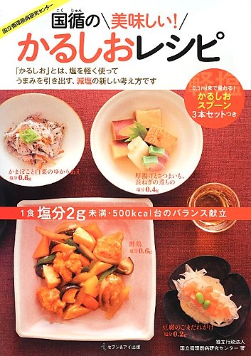 国循の美味しい! かるしおレシピ 0.1mlまで量れる! かるしおスプーン3本セットつき