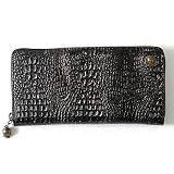 Roen (ロエン) Crocodile Shadeラウンドジップウォレット(ブラウン) 3r...