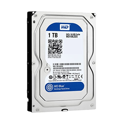 【Amazon.co.jp限定】WD Blue 3.5inch 7,200rpm 1.0TB 64MBキャッシュ SATA3.0 WD10EZEX/N 【フラストレーションフリーパッケージ(FFP)】