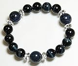 サファイア&AAAホークスアイ(ブルータイガーアイ)王者ブレスレット