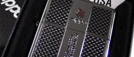 ZIPPO CARBON カーボン エッチングプレート貼り ブラック ジッポーライター 【MKN】