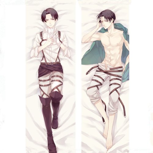 進撃の巨人 調査兵団の兵士長 リヴァイ アニメ等身両面抱き枕カバーコスチューム コスプレ