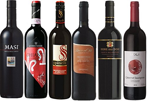 【Amazonワインエキスパート厳選】イタリア縦断飲み比べ6本セット