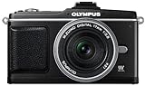 OLYMPUS マイクロ一眼 PEN E-P2 パンケーキキット ブラック E-P2PKIT-BLK