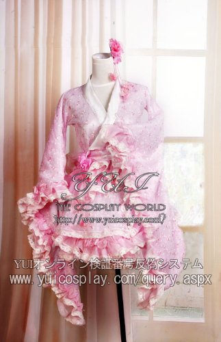 着物 和服 ミニ 和ロリ ドレス コスプレ 衣装 r-yy510(女性Mサイズ)【お取り寄せ品】