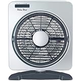 山善(YAMAZEN) 25cm首振りボックス扇風機(リモコン)タイマー付 メタリックシルバー YSBR-A251(MS)