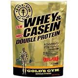 GOLD’S GYM ホエイ&カゼイン ダブルプロテイン バニラ風味 900g