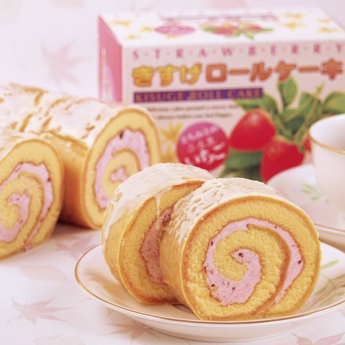 赤カーネーション5号鉢と苺ロールケーキのセット 花とスイーツ 母の日ギフト