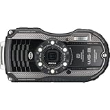PENTAX 防水デジタルカメラ PENTAX WG-3 ブラック 1cmマクロ マクロスタンド付属 絞り開放F2.0 PENTAX WG-3BK