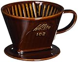 Kalita 陶器製コーヒードリッパー 102-ロト ブラウン #02003
