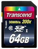 【Amazon.co.jp限定】Transcend SDXCカード 64GB Class10 ...