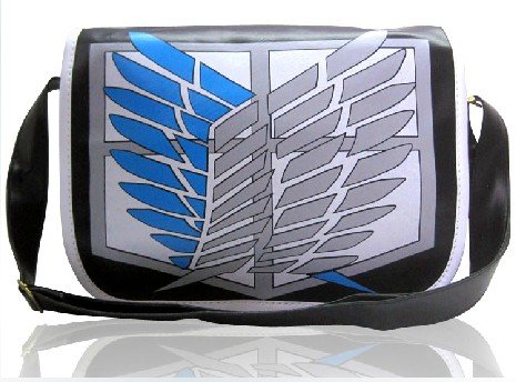 人類の希望! 調査兵団 カバン ミニメタルステッカー付 進撃の巨人 風 /進撃 巨人 エレン リヴァイ ミカサ bag