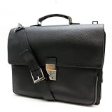 [グッチ] GUCCI ビジネスバッグ ブリーフケース　書類バッグ レザー ブラック 152605 【中古】