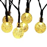 Jinggle LED30球 アウトドア ソーラーストリングライト ガーデン 装飾 クリスマス...