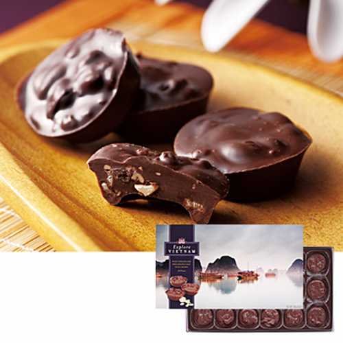 ベトナム　ハロン湾風景 チョコクラスター【ベトナム  海外土産  輸入食品 スイーツ】 166101