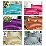 JNTworld 美白美容シルク 100%シルク 無地で上質な両面枕カバー シルクの美しさの枕カバー 特価(sexy!)