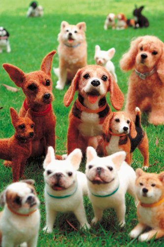 ほころび時間―フェルトアートの小犬たち