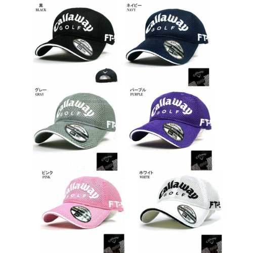 ゴルフキャップ キャロウェイ CallaWay メッシュ ゴルフ帽 キャップ CAP-516 ロゴ刺繍入り メンズ レディース 帽子