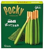 江崎グリコ ポッキーミディ ほってり抹茶 12本×10個