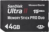 SanDisk UltraII メモリースティックPRO Duo 4GB 転送速度15MB/Sec SDMSPDH-004G-J61