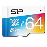SP シリコンパワー Elite microSDXCカード 64GB UHS-1対応【最大読込85MB/s】防水 防塵 耐X線 永久保証 (アダプタ付) SP064GBSTXBU1V20SP