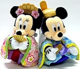 【TDR 2012 ひな祭り ミッキー ＆ ミニー ペア ぬいぐるみバッジ 】　東京ディズニーリゾート限定 ボールチェーンバッチ