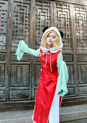 [webessence] コスプレ衣装　VOCALOID 　ボーカロイド　いーあるふぁんくらぶ 鏡音リン 風　帽子付き　コスプレ　コスチューム　オリジナル ブレスレット 付き