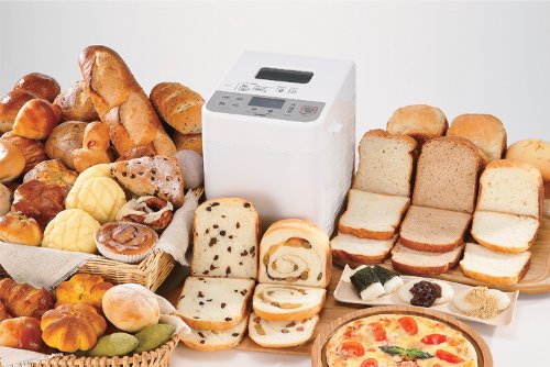 TWINBIRD 自動具入れ機能付 ホームベーカリー(0.5/0.8/1斤) ホワイト PY-E731W