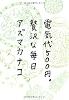 電気代500円。贅沢な毎日