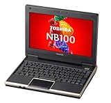 TOSHIBA ネットブックPC SSD搭載モデル NB100/HF シャンパンゴールド  PANB100HNUF
