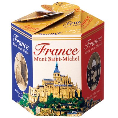 フランス お土産 モンサンミッシェル プラリネチョコレート1箱 フランス土産 海外土産