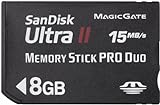 SanDisk UltraII メモリースティックPRO Duo 8GB 転送速度15MB/Sec SDMSPDH-008G-J61