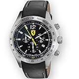 スクーデリア フェラーリ ブラック ベゼル クロノウォッチ 腕時計