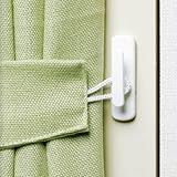カーテンふさ掛け（はがせる粘着）　ホワイト