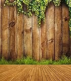 1.5mx2mフォトスタジオのための木の床の新しい写真の背景の葉背景布