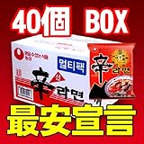 非常食品・韓国版オリジナル辛ラーメン 1BOX(40個入り）
