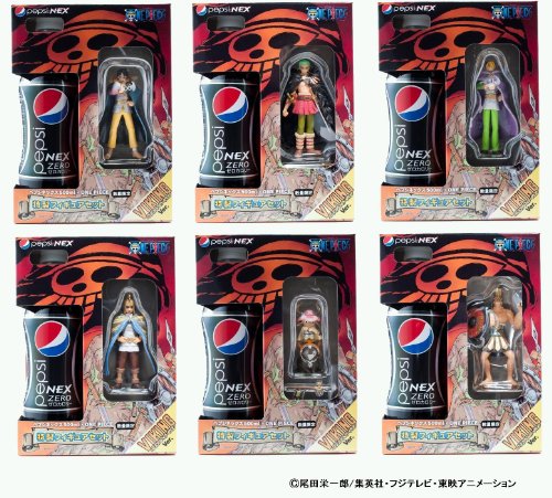 【Amazon.co.jp限定】ペプシネックス ONE PIECE特製フィギュアセット(6体セット)