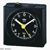 Braun Quartz アラームクロック 黒 AB7 BK 2910093