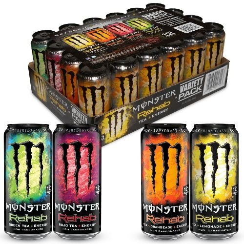 【アメリカ版・日本未発売】　モンスター　リハブエナジードリンク/バラエティパック24本セット　【並行輸入品】 Monster Rehab VARIETY PACK