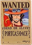 稲垣服飾 ONEPIECE 「ワンピース WANTED ワッペン」 PEW033 ポートガス・D・エース レピアワッペン