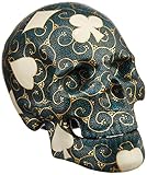 九谷焼スカル 大 青粒 トランプ